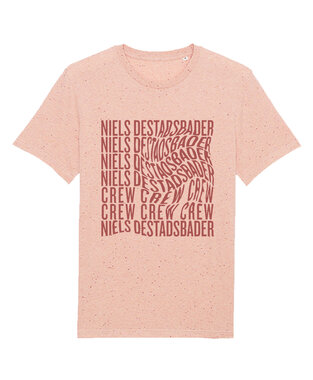 Niels Destadsbader - Heather Neppy Pink 'Swirl' T-shirt