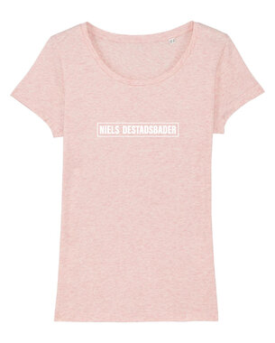 Niels Destadsbader - Cream Heather Pink 'Kader' Girls T-shirt