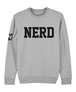 Nerdland - Heather Grey 'NERD' Sweater