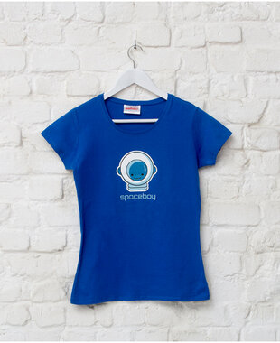 Aaitski! - Royal Blue 'Spaceboy' Girls T-shirt