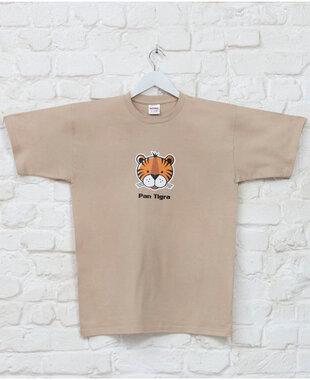 Aaitski! - Sand 'Pan Tigra' T-shirt