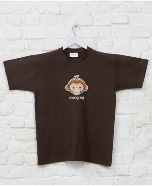 Aaitski! - Brown 'Mong Kej' T-shirt