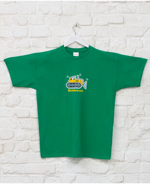 Aaitski! - Green 'Bulldowzah' T-shirt