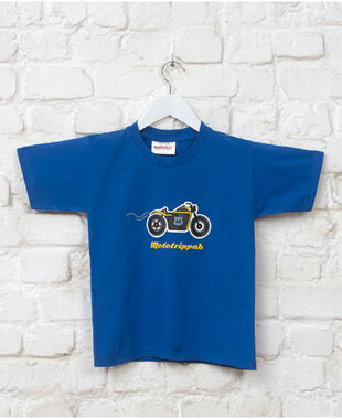 Aaitski! - Royal Blue 'Mototrippah' T-shirt