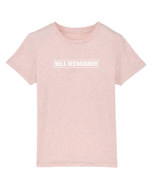 Niels Destadsbader - Cream Heather Pink 'Kader' Kids T-shirt