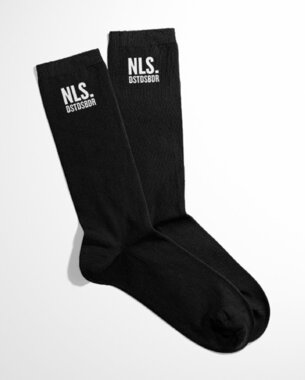 Niels Destadsbader - Black 'NLS' Sock