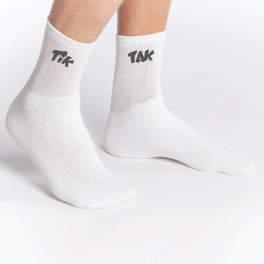 Tik Tak – Wit/Zwarte sokken