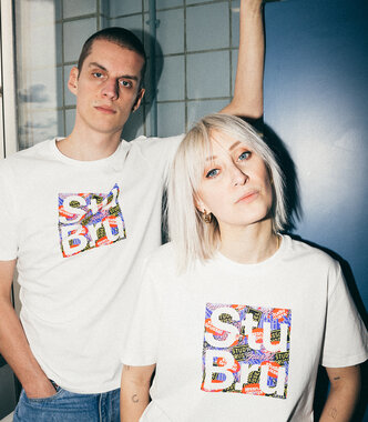 StuBru - Off White 'Logo of 2019-...' T-shirt