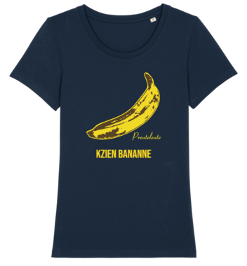 Preuteleute - Navy 'Kzien Bananne' Girls T-shirt