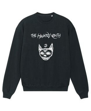 The Haunted Youth - Black 'Cat Face' Unisex Sweater
