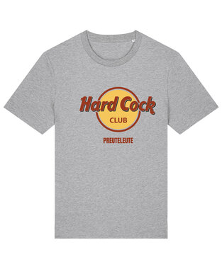 Preuteleute - Heather Grey 'Hard Cock Club' T-shirt