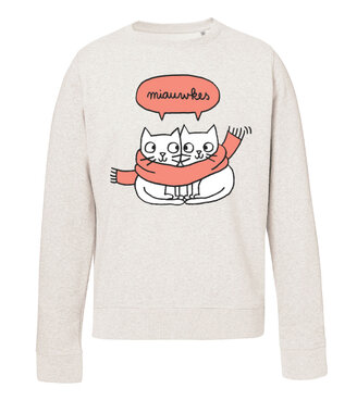 Eva Mouton - Miauwkes (Kids Cream Heather Grey)