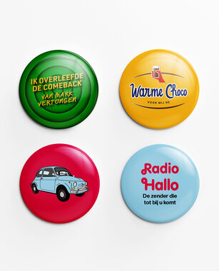 Mark Vertongen - Button set 'Comeback'