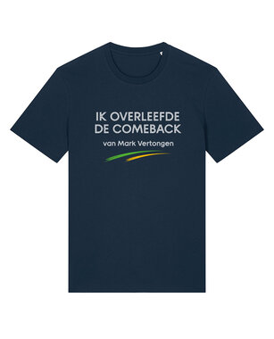 Mark Vertongen - Navy 'Ik overleefde de comeback' T-Shirt