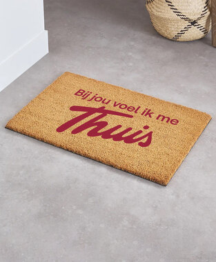 Thuis - Fococo mat 'Bij jou voel ik me thuis'