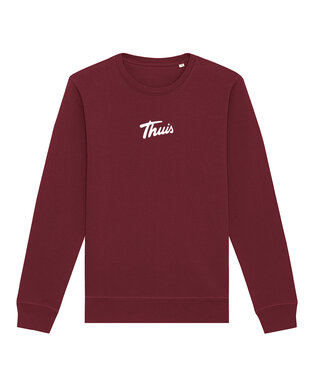 Thuis - Burgundy 'Logo' Sweater
