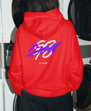 Regi - Red 'Go To Hell' Hoodie
