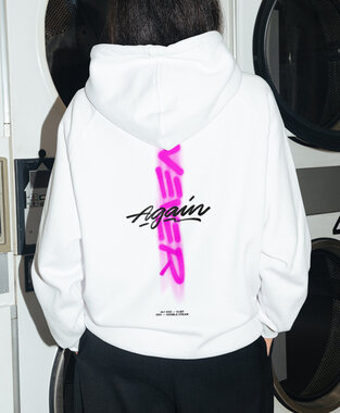 Regi - White 'Never Again' Hoodie