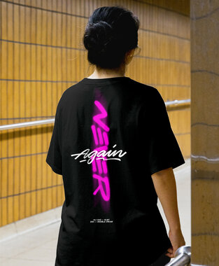 Regi - Black 'Never Again' T-shirt