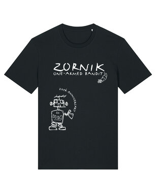 Zornik - Black 'One-Armed Bandit anniversary' T-Shirt