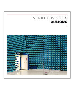 Customs – Enter The Characters (CD)
