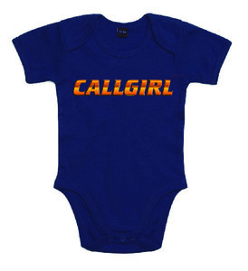 Callboys - Navy "Callgirl" Baby Bodysuit