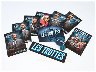 Les Truttes - The People's Party (Cards + Buttons)