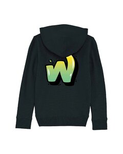 W - Zwarte "W" Volwassen Hoodie
