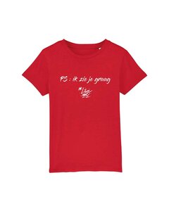 #LikeMe - Ps: Ik zie je graag - Rode Kinder T-shirt