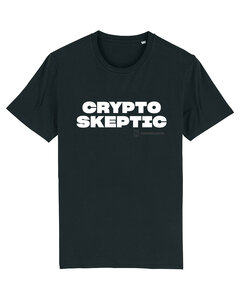 Nerdland - Black 'Crypto Skeptic' Unisex T-Shirt