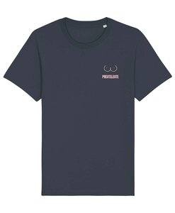 Preuteleute - India Ink Grey 'Greatest Tits' T-shirt