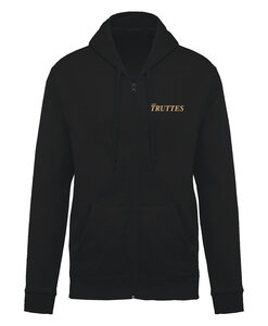 Les Truttes - Black 'Oh My God' Zipped Hoodie