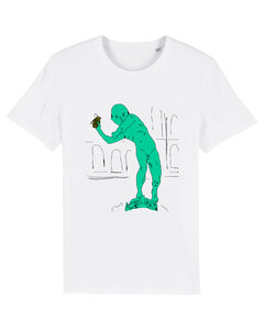 Sociaal Incapabele Michiel - White "Groetjes uit Antwerpen!" Shirt 
