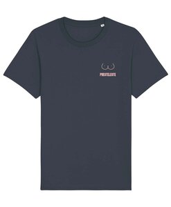 Preuteleute - India Ink Grey 'Greatest Tits' T-shirt