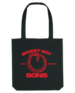 SONS - Black 'Sweet Boy Snake' Totebag
