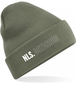 Niels Destadsbader - Olive Green "NLS" Beanie