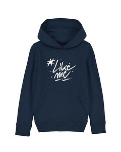 #LikeMe - Logo - Navy Kinder Hoodie