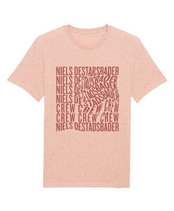 Niels Destadsbader - Heather Neppy Pink 'Swirl' T-shirt
