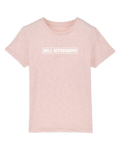Niels Destadsbader - Cream Heather Pink "Kader" Kids T-shirt