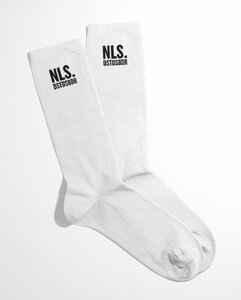 Niels Destadsbader - White "NLS" Sock