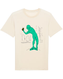 Sociaal Incapabele Michiel - Natural "Groetjes uit Antwerpen!" Shirt 