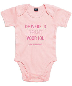 Niels Destadsbader - Powder Pink "De Wereld" Baby Body