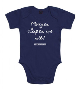 Niels Destadsbader - Navy "Morgen Slapen we uit" Baby Body