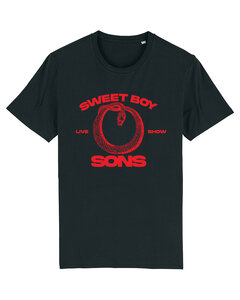 SONS - Black Unisex 'Sweet Boy Snake' T-shirt