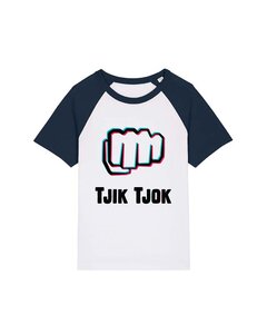 Helden - Wit/Navy "Tjik Tjok" Kinder T-shirt