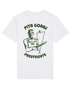 Preuteleute - White 'Pita Goras' T-shirt