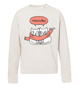 Eva Mouton - Miauwkes (Kids Cream Heather Grey)