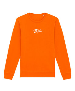Thuis - Bright Orange 'Logo' Sweater