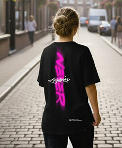 Regi - Black 'Never Again' T-shirt
