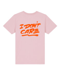 Regi - Cotton Pink 'I don't care' Kinder T-shirt